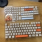 Plastic 104+34 XDA profile Keycap PBT Dye-subbed Cherry MX Keycaps Set Mechanical Gaming Keyboard